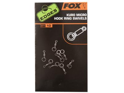 Vartejuri Fox Edges Kuro Micro Hook Ring Swivels