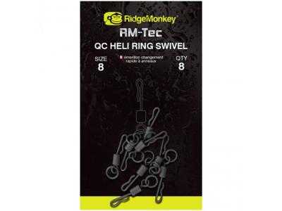 RidgeMonkey RM-Tec Quick Change Heli Ring Swivels