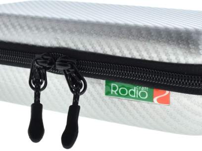 Portofel Rodio Craft RC Carbon Changer Wallet Silver