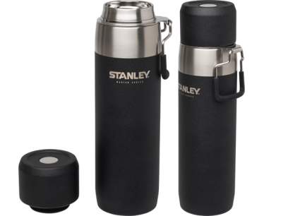 Stanley Master Vacuum Water Bottle, 22oz, Foundry Black
