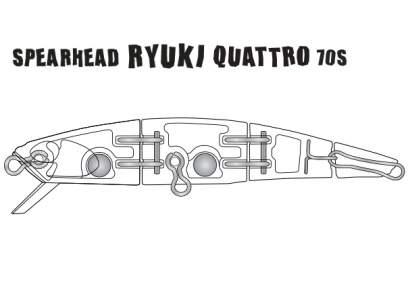 Vobler DUO Ryuki Quattro 70S 7cm 5.7g SNA4034 Yamame S