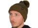 Caciula Fox Heavy Knit Bobble Hat
