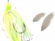 Colmic Spinnerbait Flatter Chartreuse/White