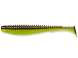 FishUp U-Shad 10.1cm #203 Green Pumpkin Flo Chartreuse