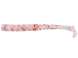 Mustad Paddle Tail 5cm 010 UV Clear Red Glitter