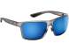 Flying Fisherman Baysider Floating Matte Black Smoke-Blue Mirror