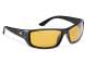 Flying Fisherman Buchanan Matte Black Yellow-Amber Sunglasses