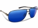 Flying Fisherman Highlander Gunmetal Smoke Blue Mirror Sunglasses