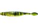 Quantum Magic Trout T-Worm P-Tail 6.5cm Neon Yellow Black Cheese