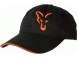 Fox Collection Baseball Cap Black & Orange