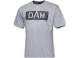 DAM T-Shirt Grey Melange Logo