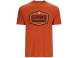 Simms Fly Patch T-Shirt Adobe Heather