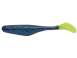 Bass Assassin Turbo Shad 10cm Electric Blue Lime Tail